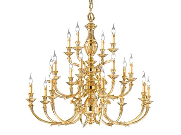WINDSOR 888/20 - French Gold chandelier by Possoni Illuminazione - view 2